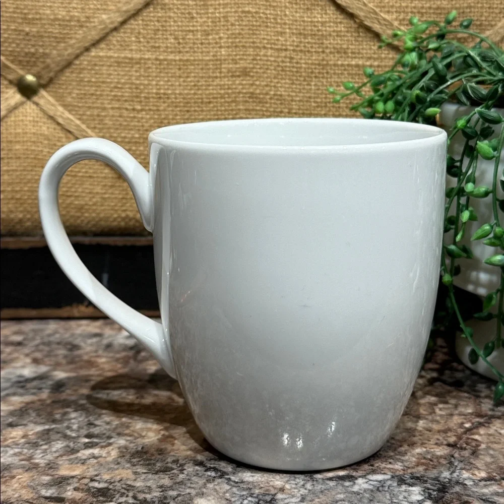 Crate&Barrel White Mug